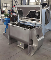 Nouvelle machine de mélange horizontal à faible coût pour le bétail et la volaille, mélangeur électrique à haute productivité avec mélange uniforme