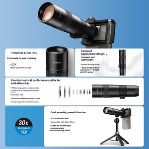 Obiettivo Teleobiettivo Professionale APL-T30X da 720MM per <span class=keywords><strong>Fotografia</strong></span> all'Aperto, Pesca, Concerti, Telefoni Cellulari - 1 Anno di Garanzia - Product Image 2