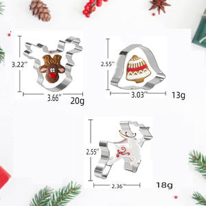 <span class=keywords><strong>Emporte</strong></span>-pièces en acier inoxydable en forme d'arbre de Noël, outils de pâtisserie élégants et créatifs, compatibles lave-vaisselle et micro-ondes - Product Image 5