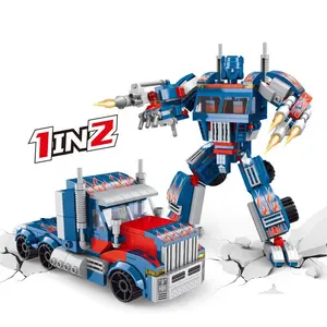 Modell 1543 299 Stück Transform Deformed Toys Mini Bricks Autos für Jungen