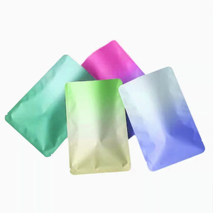 Trong Kho Nhỏ Màu Đen Màu Hồng <span class=keywords><strong>Bopp</strong></span> <span class=keywords><strong>Ziplock</strong></span> Túi Nhựa 3-Bên Con Dấu Nắp Kéo Mùi Bằng Chứng Kim Loại Mylar Nhôm Lá Mỏng Zip Khóa - Product Image 5