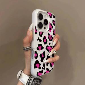 Nouvelle coque de téléphone créative à motif léopard pour iPhone 17 Air 16 15 14 13 <span class=keywords><strong>Pro</strong></span> Max, coque de protection antichoc 2-en-1 en gelée - Product Image 6