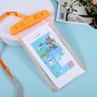 Étui de téléphone étanche en PVC étanche IPX8 utilisant en natation plongée pochette de joint de téléphone portable étui de téléphone intelligent mobile étanche en PVC