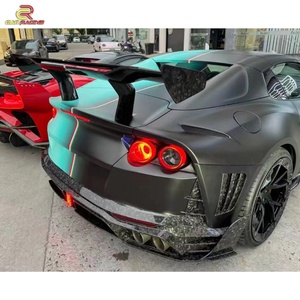ชุดแต่งคาร์บอนไฟเบอร์แบบฟอร์จบางส่วนสไตล์ MSY สำหรับ Ferrari 812 GTS ประกอบด้วยกันชน ฝาครอบเครื่องยนต์ สปอยเลอร์ บังโคลน และสเกิร์ตข้าง - Product Image 6