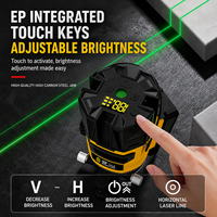 Niveau laser rotatif 360° auto-nivelant haute précision, conception multi-lignes haute luminosité pour la construction intérieure et extérieure