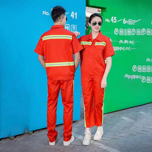 Gilet estivo da lavoro a mezza manica riflettente striscia di protezione del lavoro corto per <span class=keywords><strong>abbigliamento</strong></span> di sicurezza riflettente da giardino - Product Image 4