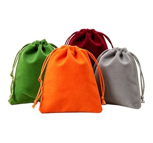 Sacs à poussière en velours doux recyclables en gros, emballage pour cadeaux, pochette pour bijoux - Product Image 3