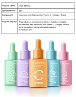Sérum de gros OEM Sérum naturel bio anti-âge visage à l'acide ascorbique Sérum d'acide salicylique adoucissant à l'acide hyaluronique hydratant