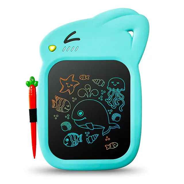 Apprentissage et éducation des enfants portable mignon plug-in LCD tableau d'écriture doodle numérique mémo manuscrit dessin