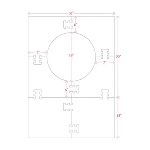 Protection de fléchettes en EVA finement polie, contour de fléchettes, contour de fléchettes pour fête - Product Image 4