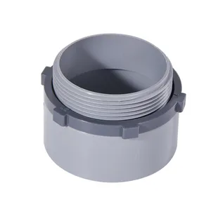 핫 세일 PVC 파이프 피팅 커넥터 플라스틱 파이프 수 어댑터 공급 파이프 피팅