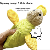 Jouet pour chien coloré, durable, en peluche, couineur, interactif, anti-ennui, mignon, pour le nettoyage et le nettoyage des dents, en forme de flamant rose, oie, perroquet, canard