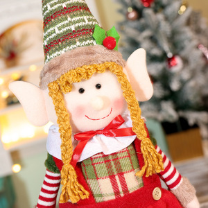 Décorations <span class=keywords><strong>de</strong></span> Noël Père Noël <span class=keywords><strong>Bonhomme</strong></span> <span class=keywords><strong>de</strong></span> <span class=keywords><strong>neige</strong></span> Renne Ornements <span class=keywords><strong>de</strong></span> Noël Bonne année Poupées <span class=keywords><strong>de</strong></span> Noël Décorations d'intérieur - Product Image 3