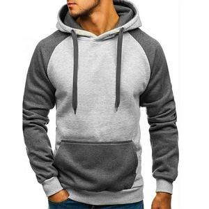 Sudadera con capucha de manga larga para hombre, suéter masculino de estilo hip hop, de color sólido, MATERIAL PERSONALIZADO con cordón, invierno, 2023 - Product Image 2