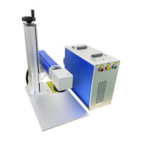 Machine de marquage laser à fibre de type split à prix d'usine pour l'impression de logos sur plastique et verre