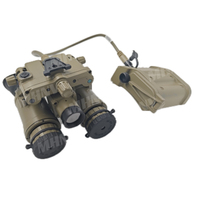 MHNV caza de mano de doble visión infrarroja FOM1600 P43 P45 Gen 2 + IIT ganancia Manual fusión térmica binoculares de visión nocturna gafas