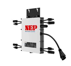 Biến tần vi mô chống thấm nước Nep 110v 230v Hệ thống năng lượng mặt trời quang điện 2000W Biến tần thu nhỏ kết nối lưới điện - Product Image 5