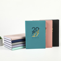 Carnets et Agendas Professionnels en Cuir PU à Couverture Rigide avec Impression Personnalisée et Broderie, Taille et Couleur Personnalisables pour Entreprises