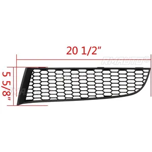 Para BMW Serie 7 F01 F02 M Sport 2009-2015 Parrilla Inferior Delantera Abierta M Grille Honeycomb Izquierda Derecha 51117903673 51117903674 - Product Image 6