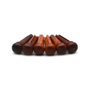 Tinh Khiết Cocobolo Gỗ Acoustic Guitar Cầu Pins Bào Ngư Ngọc Trai Dot Inlay Bền Guitar Dây Nails Pin Guitarra Phụ Kiện