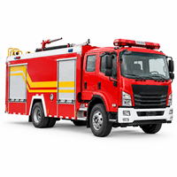 Camion-citerne à eau Dongfeng Duolika de 4 tonnes avec moteur Yunnei pour la lutte contre les incendies en zone rurale (79/128)