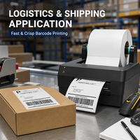 Rouleau d'étiquettes thermiques personnalisées à triple protection, résistantes à l'eau et à l'huile, autocollantes, pour l'impression de codes-barres logistiques