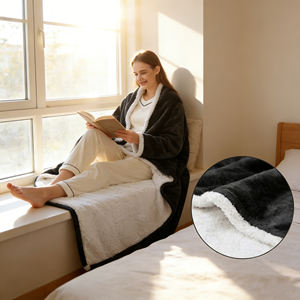 Hot Sale Electric Heated <strong>Fleece</strong> Shawl Blanket Adjustable Timed Heating Wearable Warm Wrap for Home Office Sofa Cozy Heated Cloak - Product Image 4