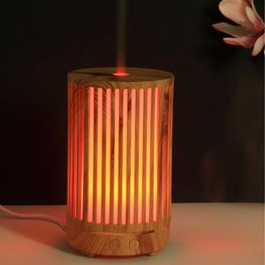 Diffuseur d'arômes à grain de bois JCS-127, humidificateur ultrasonique de 0,5 L avec lumière LED pour une utilisation à domicile sur le bureau - Product Image 4