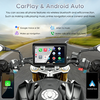Carpuride 1000 Nits Écran Moto CarPlay Sans Fil Android Auto Tactile Étanche W702RS Pro