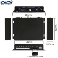 MPC1005 UHD 4K HDMI-Ausgang Digital Signage TV Media Player Box mit Drucktasten- und RS232-Steuerungsausgang für Escape Rooms