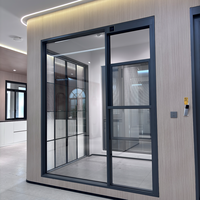 Mini fenêtre électrique relevable ; Fenêtre pliante en aluminium à ouverture supérieure et inférieure ; Idéale pour la ventilation des cuisines d'hôtel