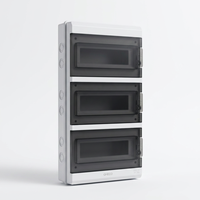 Boîtier de distribution électrique solaire étanche QHECO HT 36 voies en ABS/PC, certifié CE IP65, pour extérieur, avec boîtier de jonction MCB DC