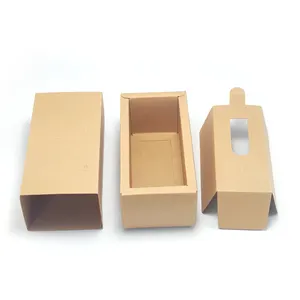 350g 400g 500g Kraft papier câble de données cas emballage tiroir boîte impression personnalisée téléphone paquet boîte pour produits électriques accessoires