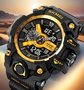 2024 Mới Mô Hình Skmei 2396 Đồng Hồ Kỹ Thuật Số 56Mm Lớn Quay Số 8 Màu Sắc Nhựa Pha Lê ABS + TPU Trường Hợp Người Đàn Ông Ngoài Trời Thể Thao Quân Đội Phong Cách - Product Image 2