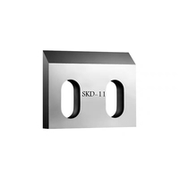 Lames de broyeur DC53/SKD-11/D2 très vendues pour les machines de recyclage des bouteilles en plastique, haute précision, haute rigidité, dureté 56-60 HRC