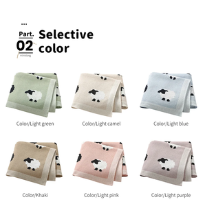 Couverture <span class=keywords><strong>en</strong></span> tricot rayée personnalisée <span class=keywords><strong>en</strong></span> acrylique OEKO-TEX <span class=keywords><strong>en</strong></span> gros AMimixiong - Product Image 3