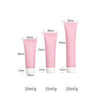 Tube rose de 10ml/15ml/20ml personnalisé en gros tube de brillant à lèvres de maquillage repulpant à haute teneur en pigments rouge à lèvres