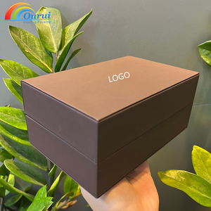 Factory Wholesale Custom Watch & Pendant Gift Packaging <b>Set</b> With Logo Satin Lining Luxury Jewelry Gift Boxes For Women Man - Product Image 4