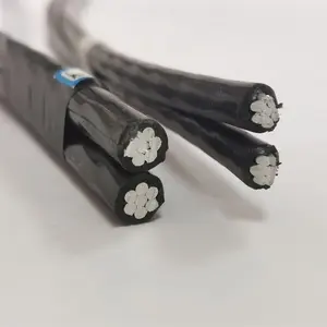 0,6/1KV 2*16mm 2x16 mm2 2x16 mm2 Aluminium leiter antenne Gebündeltes Freileitung kabel
