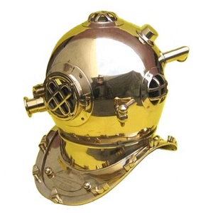Casco de buceo y buzo de lujo de alta calidad, latón macizo con acabados pulidos directamente del fabricante en la India, a la venta - Product Image 1