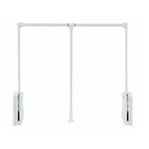 Organizador de Armario Extraíble Wansheng de Acero Inoxidable, Ajustable de 35 a 48 Pulgadas, Capacidad de 30 Kg, para Almacenamiento en Armarios - Product Image 2