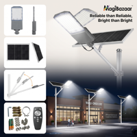 Lámparas Solares para Exteriores MG120 IP66, Lámpara de Seguridad LED con Sensor de Movimiento, Control Remoto, Lámpara Solar para Patio, Entrada de Vehículos, Pared