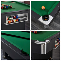 STELLARWAY Prêt à expédier, faible MOQ, table de billard portable pliable de haute qualité 7ft 8ft pour la maison