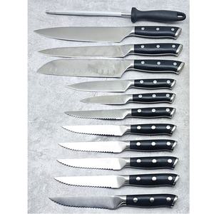 Ensemble de 14 couteaux de cuisine haut de gamme 2026 avec <span class=keywords><strong>support</strong></span> de rangement en bambou et aiguiseur de couteaux - Product Image 3