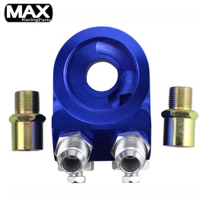 Universal Auto Parts Adjustable Aluminum Engine Oil Pressure <strong>Filter</strong> Temp <strong>Relocation</strong> Senor Adapter Oil Sandwich Plate Adaptor - Product Image 4