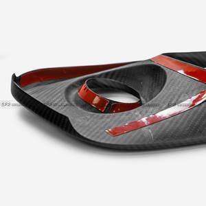 Cubierta de faro antiniebla delantero de fibra de carbono seca para Abarth 595 695 2017-2024, adhesión directa - Product Image 6