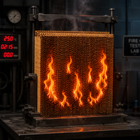 Coussin de refroidissement évaporatif ignifuge classe B1 7090 pour l'élevage de poulets, les fermes porcines et le refroidissement des serres agricoles