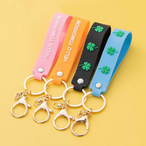 Llavero de PVC suave de goma de silicona personalizable, regalo promocional con logotipo de la empresa, llavero de cualquier forma para mosquetones - Product Image 3