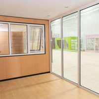 Chantiers de construction mobiles personnalisés avec maisons en boîte pliable, maisons de conseil, hébergement, bureaux, maisons en conteneur