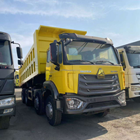 Truk Dump SINO HOWO NX 8X4 Sistem Rem Udara, Truk Tipper Tambang Aman untuk Transportasi Segala Cuaca